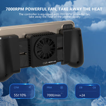 画像をギャラリービューアに読み込む, DarkWalker FO215 Semiconductor Cooling Fan Controller Grip for 4-6.7 inches Smart Phones
