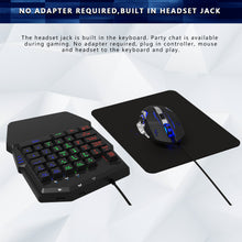 Load image into Gallery viewer, DarkWalker FO217 Gaming Pack - Keyboard and Mouse for PS4 / Nintendo Switch / Xbox One
