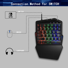 Cargar imagen en el visor de la galería, DarkWalker FO217 Gaming Pack - Keyboard and Mouse for PS4 / Nintendo Switch / Xbox One
