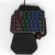 이미지를 갤러리 뷰어에 로드 , DarkWalker FO221 One Hand Mini PC Gaming Keyboard - Keypad with Programmable Joystick
