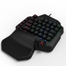 이미지를 갤러리 뷰어에 로드 , DarkWalker FO221 One Hand Mini PC Gaming Keyboard - Keypad with Programmable Joystick
